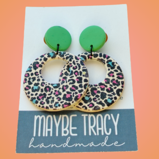 Lærke in lime, disco, leopard
